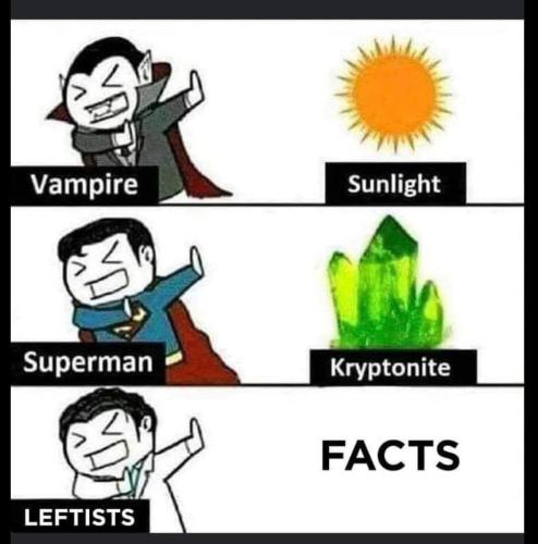 Comparing Vamps, Superman, and Leftists