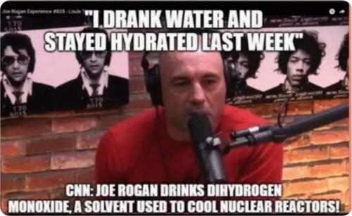 Drinking Hihydrogen Monoxide