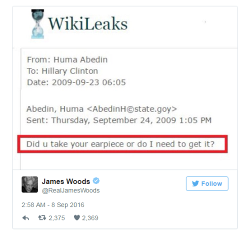 HILLARY EARPIECE