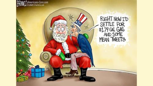 SANTA MEAN TWEETS AND 1.79 GAS