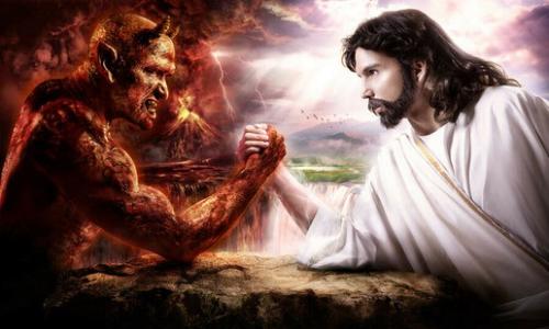 Jesus vs Satan Good vs Evil