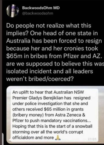 bribes Australia