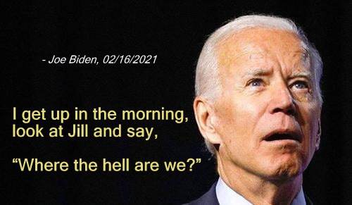 Where the Hell are we Biden