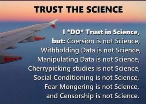 covid trust the science