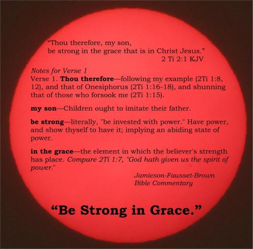 Be strong in Grace