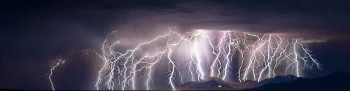 Lightning over southern UT