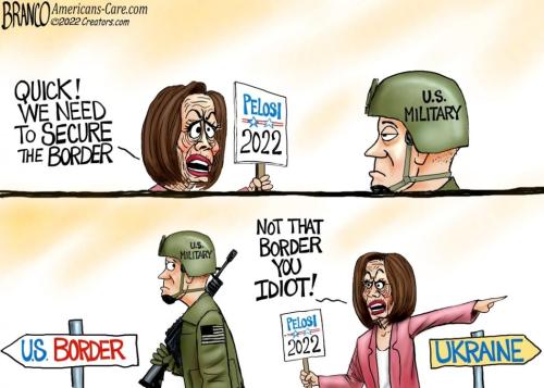 AF Branco Pelosi Left Of The Border Wrong Border