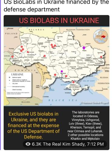 US bio labs in Ukraine