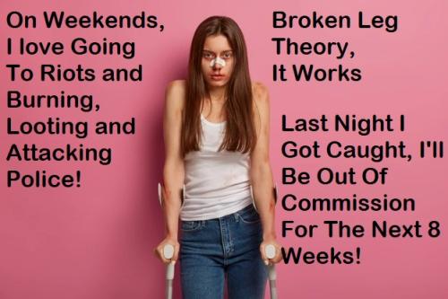 Broken Leg Riot Girl