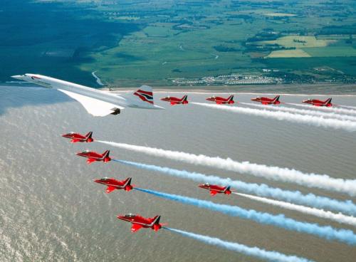 Concord and red arrows 2002