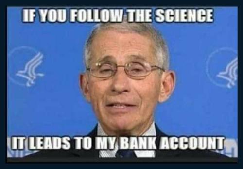 Fauci Bank Account