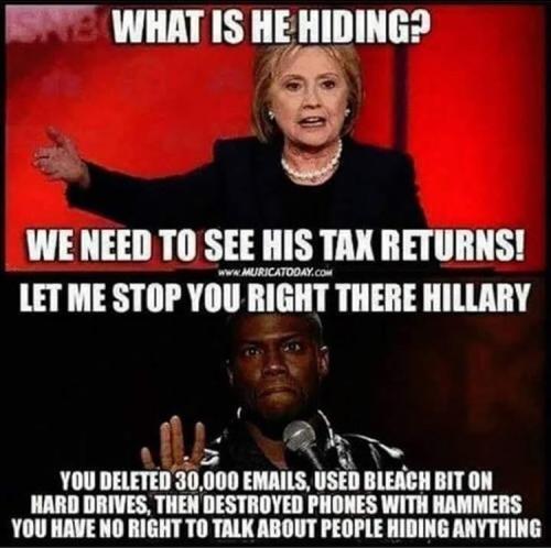 HRC Hiding