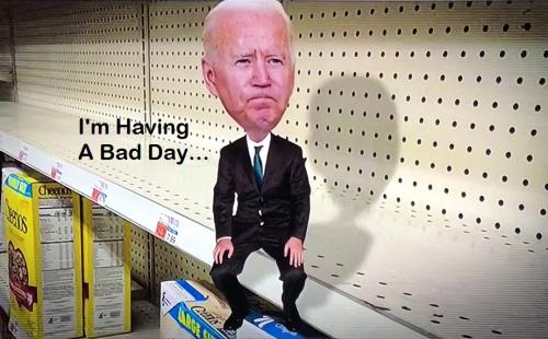 Biden Having Bad Day