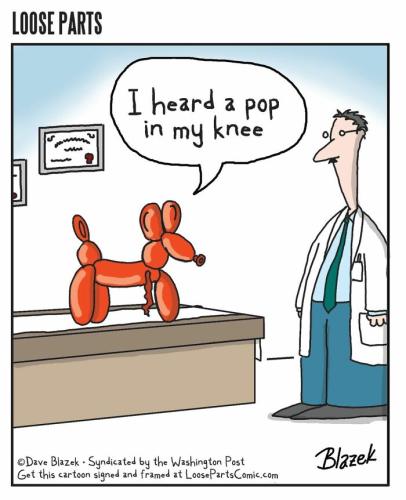 Pop in the knee