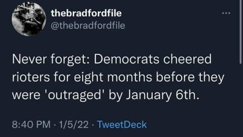 Democrats Cheered Rioters