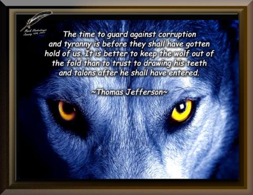 Thomas Jefferson Wolf Quote