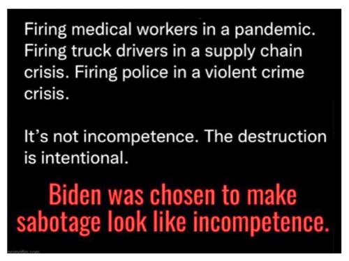 Biden sabotage