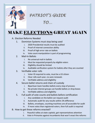 make elections Great Again