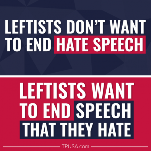 hate speech of the left