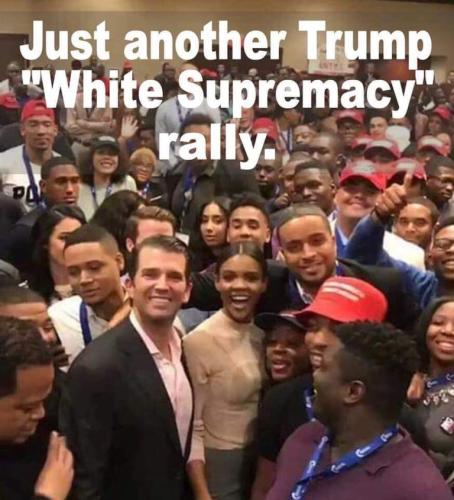 TRUMPS WHITE SUPREMACY RALLY