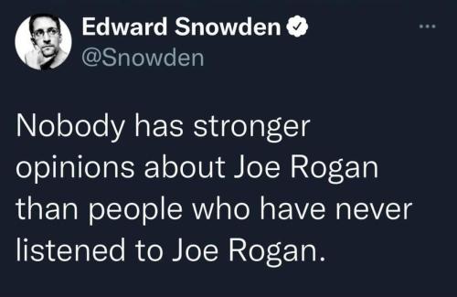 StrongOpinionJoeRoganNeverListened