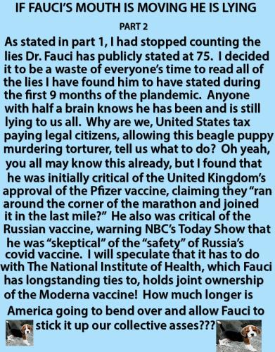 Fauci Is A Lying JackassPart2