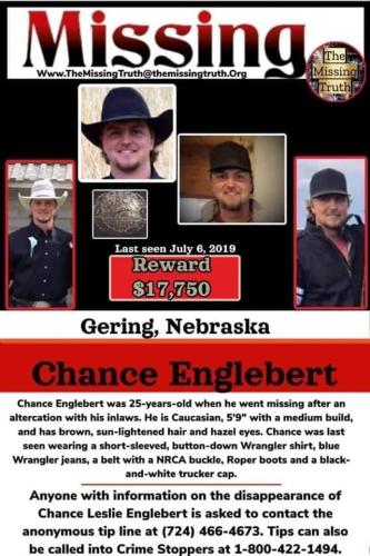 Missing Poster Gering Nebraska