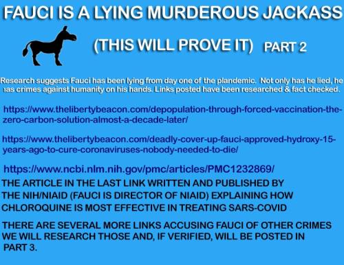 FAUCI JACKASS PART 2