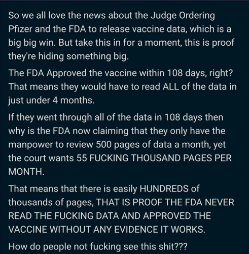 FDA CAUGHT ON COVID