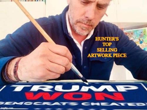 Hunter Biden - Top selling artwork