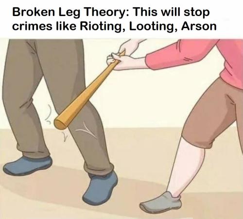Broken Leg Theory Stops Crime
