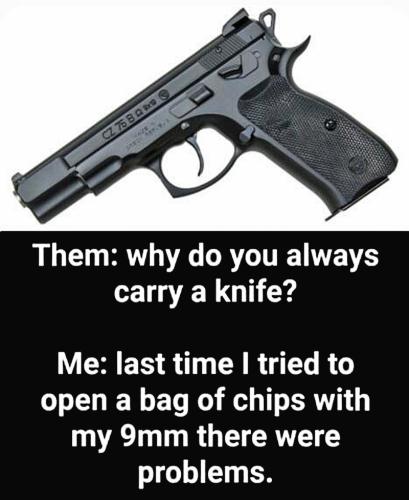 M knife