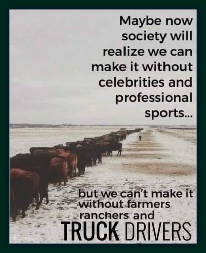 farmers and truckers