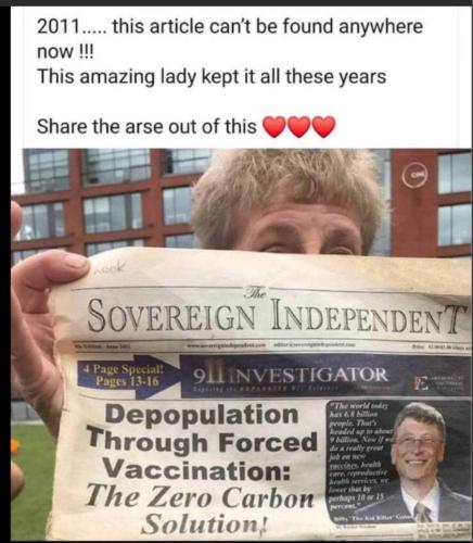 forced vaccinations published 2011 depopulation