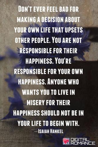 You got to please yourself