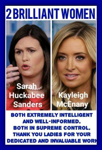 SarahHuckabee KayleighMcEnany