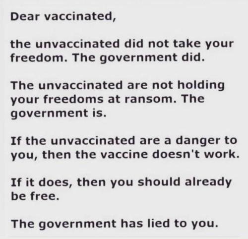 Dear Vaccinated