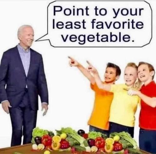 POINT TO LEAST FAV VEGETABLE