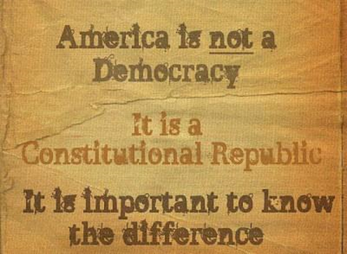 America Not a Deemocracy