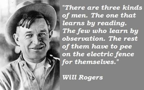 aWill Rogers Quote