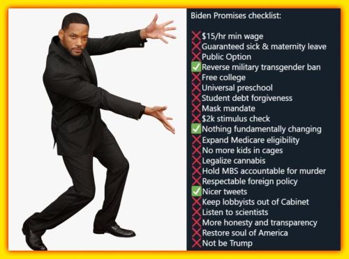 Promises of Biden