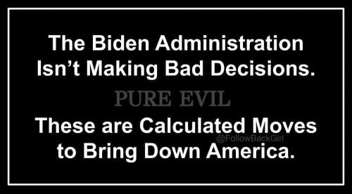 Biden - Calculated moves to bring down America