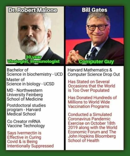 Dr Robert Malone VS Gates