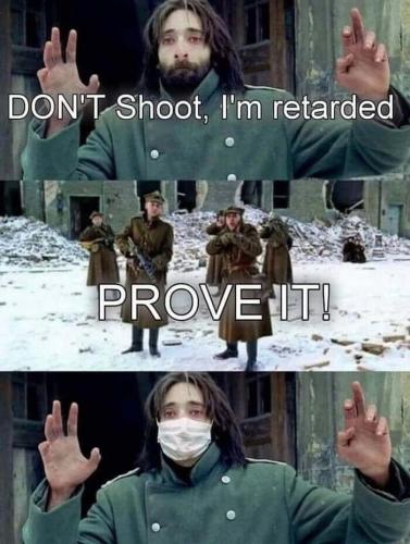 DON'T SHOOT I'M RETARDED
