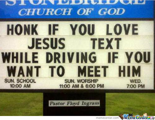 Honk If You Love Jesus
