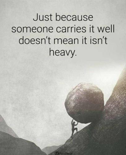 Heavy - Some people carry it well