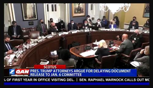 Trump Attornies Argue Delaying Document Release to Jan 6 Committee