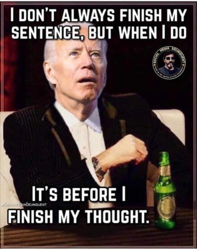 HOW I THINK ABOUT JOE BIDEN SPEECH