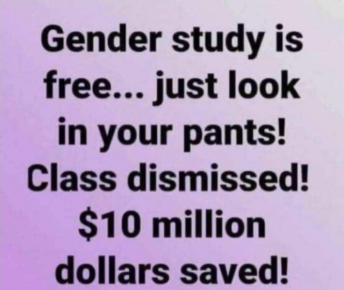 Gender study is free
