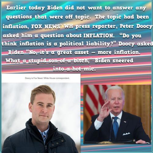 Biden Calls Peter A SOB